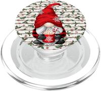 Funny Buffalo Plaid Xmas GNOME Christmas Decor and Hot Cocoa PopSockets PopGrip pour MagSafe