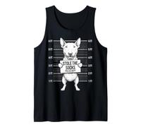 Funny Bull Terrier a volé la Gamme Socks Police Débardeur