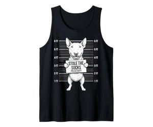 Funny Bull Terrier a volé la Gamme Socks Police Débardeur