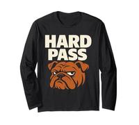 Funny Bulldog Grumpy Dog Antisocial Don't Talk to Me Manche Longue