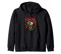 Funny Bullet My Valentine Skull Roses and Red Blood Horror Sweat à Capuche