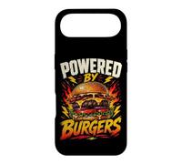 Funny Burger Saying Humor Joke Gag Powered by Coque pour iPhone Air