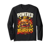 Funny Burger Saying Humor Joke Gag Powered by Manche Longue