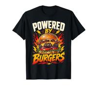 Funny Burger Saying Humor Joke Gag Powered by T-Shirt
