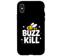 Funny Buzz Kill Bee Pun Sarcastic Graphic Coque pour iPhone X/XS
