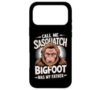 Funny Call Me Sasquatch Bigfoot Was My Father Humour Coque pour iPhone 17 Pro Max