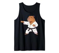 Funny Capybara Doing Karate Samurai Ninja Capybara Débardeur