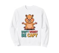 Funny Capybara Dont Worry Be Capy pour Enfants Sweatshirt