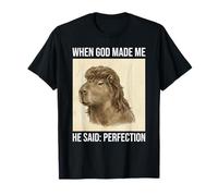 Funny Capybara Mullet Meme When God Made Me T-Shirt