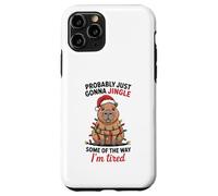 Funny Capybara Probably Just Gonna Jingle Some of The Way Coque pour iPhone 11 Pro