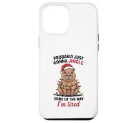 Funny Capybara Probably Just Gonna Jingle Some of The Way Coque pour iPhone 12 Pro Max