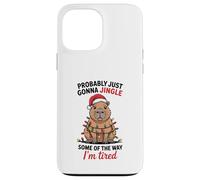 Funny Capybara Probably Just Gonna Jingle Some of The Way Coque pour iPhone 13 Pro Max
