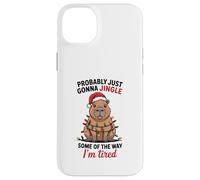 Funny Capybara Probably Just Gonna Jingle Some of The Way Coque pour iPhone 14 Plus