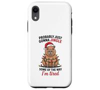 Funny Capybara Probably Just Gonna Jingle Some of The Way Coque pour iPhone XR