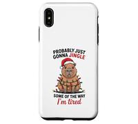 Funny Capybara Probably Just Gonna Jingle Some of The Way Coque pour iPhone XS Max