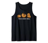 Funny Capybara This Is How I Roll Animal Lover Garçons Filles Débardeur