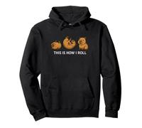 Funny Capybara This Is How I Roll Animal Lover Garçons Filles Sweat à Capuche