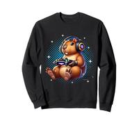 Funny Capybara Video Games Controller Gaming Women Men Kids Sweatshirt