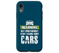 Funny Car Athusiast Warning May Suddenly Talk About Cars Coque pour iPhone XR