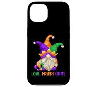 Funny Carnival GNOME with Fool Cap for Girls Love Mardi Gras Coque pour iPhone 13