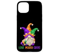 Funny Carnival GNOME with Fool Cap for Girls Love Mardi Gras Coque pour iPhone 15 Plus