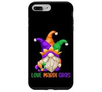 Funny Carnival GNOME with Fool Cap for Girls Love Mardi Gras Coque pour iPhone 7 Plus/8 Plus