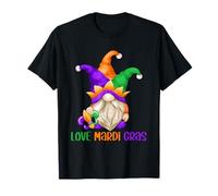 Funny Carnival GNOME with Fool Cap for Girls Love Mardi Gras T-Shirt