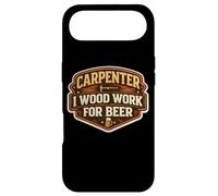Funny Carpenter I Wood Work pour Les Amateurs de bière Woodworker Pun Coque pour iPhone Air