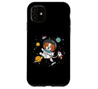 Funny Cartoon Kawaii Kids Boys Girl Space Cavalier Dog Lover Coque pour iPhone 11