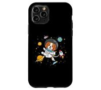 Funny Cartoon Kawaii Kids Boys Girl Space Cavalier Dog Lover Coque pour iPhone 11 Pro