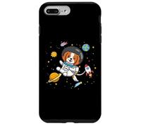 Funny Cartoon Kawaii Kids Boys Girl Space Cavalier Dog Lover Coque pour iPhone 7 Plus/8 Plus