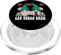 Funny Casino GNOME Couple Graphic for Gambler Love Las Vegas PopSockets PopGrip pour MagSafe