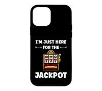 Funny Casino Quote gamling I'm Here for Jackpot Coque pour iPhone 12 Mini