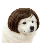 Funny Cat and Dog Wigs - Cat Wig | Pet Bob Wigs Adjustable