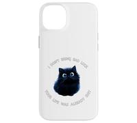 Funny Cat Black Kitty is Hitting You with The Truth Coque pour iPhone 14 Plus