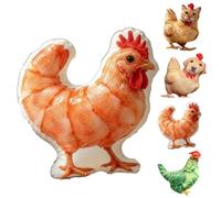 Funny Cat Chicken Plush Pillow,Novelty Quirky Cat-Chicken Hybrid Pillow