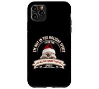 Funny Cat Christmas Sarcastic Humor Not in Holiday Spirit Coque pour iPhone 11 Pro Max