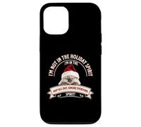 Funny Cat Christmas Sarcastic Humor Not in Holiday Spirit Coque pour iPhone 12/12 Pro