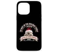 Funny Cat Christmas Sarcastic Humor Not in Holiday Spirit Coque pour iPhone 13 Pro Max
