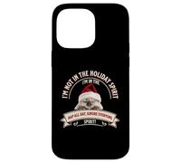 Funny Cat Christmas Sarcastic Humor Not in Holiday Spirit Coque pour iPhone 14 Pro Max