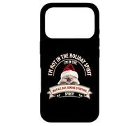 Funny Cat Christmas Sarcastic Humor Not in Holiday Spirit Coque pour iPhone 17 Pro