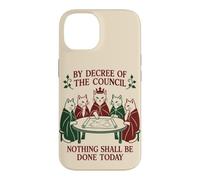 Funny Cat Council Rien ne Sera Fait Aujourd'hui pour Les Amoureux des Chats Coque pour iPhone 14