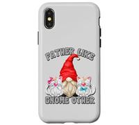 Funny Cat Dad GNOME Graphic for Fathers Day Best Cat Grandpa Coque pour iPhone X/XS