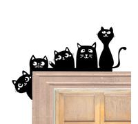 Funny Cat Door Frame Decoration - Rust Resistant Long Lasting Feline Entran