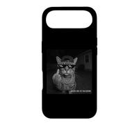Funny Cat Flipping Off Middle Finger on Security Camera Coque pour iPhone Air