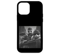 Funny Cat Gangsters, Rues urbaines en Noir et Blanc de New York Coque pour iPhone 12 Mini