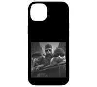 Funny Cat Gangsters, Rues urbaines en Noir et Blanc de New York Coque pour iPhone 14 Plus
