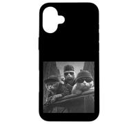 Funny Cat Gangsters, Rues urbaines en Noir et Blanc de New York Coque pour iPhone 16 Plus