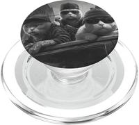 Funny Cat Gangsters, Rues urbaines en Noir et Blanc de New York PopSockets PopGrip pour MagSafe