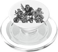 Funny Cat Gen Z Retro Hip Hop Meme PopSockets PopGrip pour MagSafe